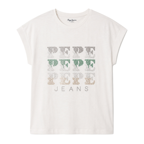 Pepe Jeans T-shirts hauts et polos Blanc - T-SHIRT LUJAN - S - Ref 26 €